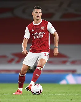 Granit Xhaka: In Action for Arsenal Against West Ham United, Premier League 2020-21