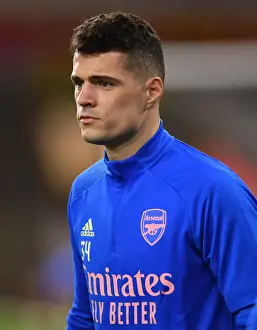Granit Xhaka: In Action for Arsenal Against Wolverhampton Wanderers, Premier League 2020-21