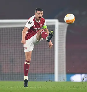 Granit Xhaka in Action: Arsenal's Europa League Battle against Molde FK