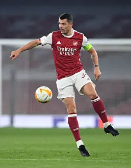 Granit Xhaka in Action: Arsenal's Europa League Battle against Molde FK
