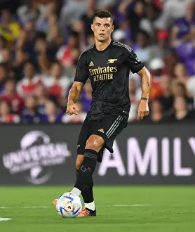 Granit Xhaka in Action: Arsenal's Pre-Season Battle at Orlando City SC
