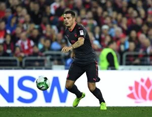 Sydney FC v Arsenal - 2017-18 Collection: Granit Xhaka in Action: Arsenal's Pre-Season Clash with Sydney FC (2017)