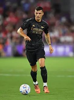 Granit Xhaka in Action: Arsenal's Pre-Season Clash at Orlando City SC