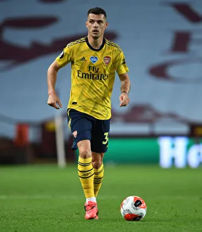 Granit Xhaka: In Action Against Aston Villa, Premier League 2019-2020