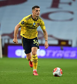 Granit Xhaka in Action: Aston Villa vs. Arsenal, Premier League 2019-2020