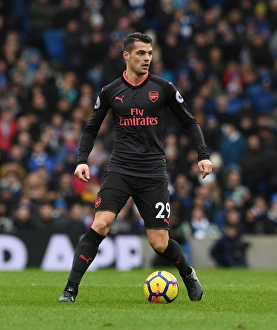 Granit Xhaka in Action: Brighton & Hove Albion vs. Arsenal, Premier League 2017-18