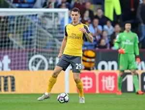Burnley V Arsenal 2016-17 Prints: Granit Xhaka: In Action Against Burnley, Premier League 2016-17