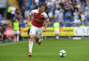 Cardiff City V Arsenal 2018-19 Prints: Granit Xhaka in Action: Cardiff City vs. Arsenal FC, Premier League 2018-19