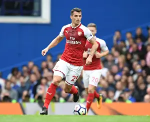 Chelsea V Arsenal 2017-18 Prints: Granit Xhaka: In Action Against Chelsea, Premier League 2017-18