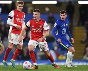 Granit Xhaka: In Action Against Chelsea, Premier League 2021-22