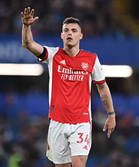 Granit Xhaka in Action: Chelsea vs. Arsenal, Premier League 2021-22