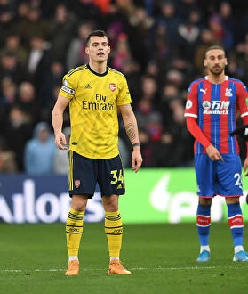 Images Dated 11th January 2020: Granit Xhaka in Action: Crystal Palace vs Arsenal, Premier League 2019-20