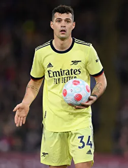 Granit Xhaka in Action: Crystal Palace vs Arsenal, Premier League 2021-22