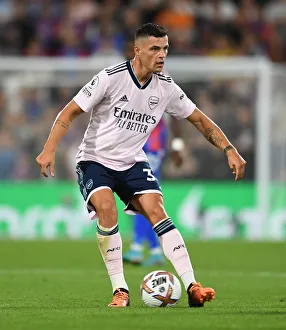 Granit Xhaka in Action: Crystal Palace vs Arsenal, Premier League 2022-23