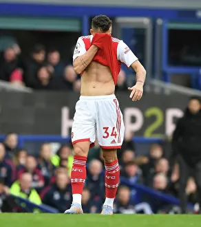 Everton V Arsenal 2022-23 Prints: Granit Xhaka in Action: Everton vs. Arsenal, Premier League 2022-23