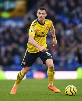Granit Xhaka in Action: Everton vs Arsenal, Premier League 2019-20