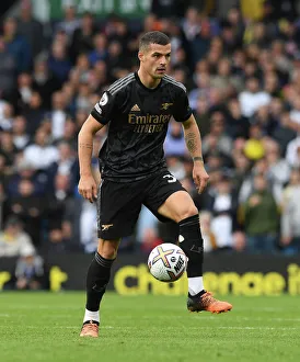 Granit Xhaka in Action: Leeds United vs. Arsenal, Premier League 2022-23
