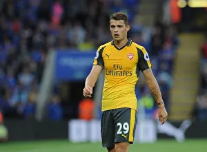 Leicester City V Arsenal 2016-17 Prints: Granit Xhaka: In Action Against Leicester City, Premier League 2016-17