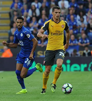 Leicester City V Arsenal 2016-17 Prints: Granit Xhaka: In Action Against Leicester City, Premier League 2016-17