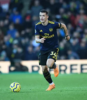 Granit Xhaka in Action: Norwich City vs Arsenal, Premier League 2019-20