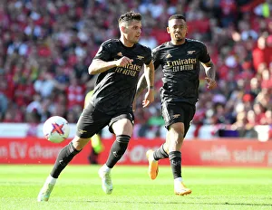 Nottingham Forest V Arsenal 2022-23 Prints: Granit Xhaka in Action: Nottingham Forest vs. Arsenal FC, Premier League 2022-23