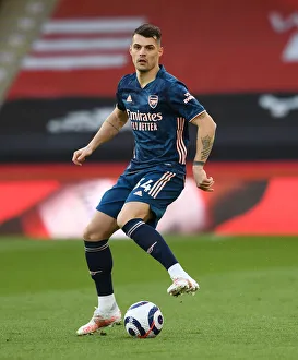 Granit Xhaka in Action: Sheffield United vs. Arsenal, Premier League 2020-21