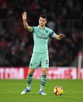 Granit Xhaka in Action: Southampton vs Arsenal, Premier League 2018-19