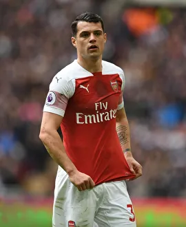 Granit Xhaka: In Action at the Tottenham vs. Arsenal Premier League Clash, 2018-19