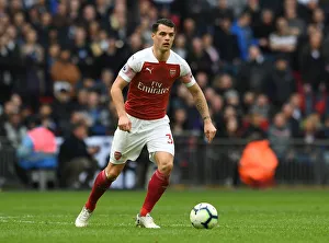 Granit Xhaka in Action: Tottenhotspur vs Arsenal, Premier League 2018-19