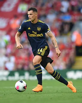 Granit Xhaka at Anfield: Liverpool vs. Arsenal, Premier League 2019-20