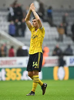 Newcastle United V Arsenal 2019-20 Prints: Granit Xhaka Applauding Arsenal Fans: Newcastle United vs Arsenal FC