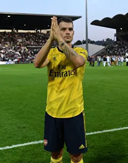 Granit Xhaka Applauds Arsenal Fans in Angers Friendly Win