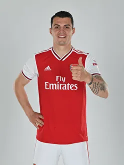 Granit Xhaka of Arsenal. Arsenal Training Ground