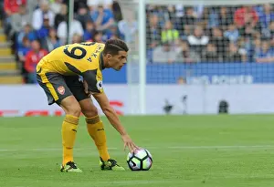 Leicester City V Arsenal 2016-17 Prints: Granit Xhaka (Arsenal). Leicester City 0: 0 Arsenal