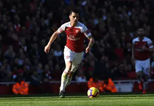 Granit Xhaka: Arsenal Midfielder in Action against Southampton, Premier League 2018-19