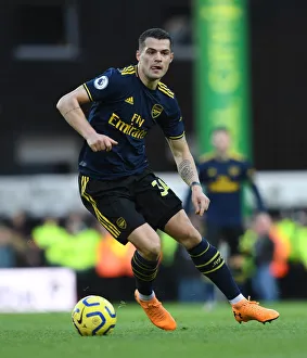 Granit Xhaka (Arsenal). Norwich City 2:2 Arsenal
