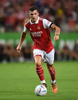 Granit Xhaka: Arsenal Star in Action against Chelsea - Florida Cup 2022-23