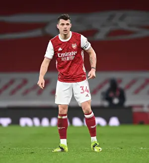 Granit Xhaka: Arsenal Star Shines at Empty Emirates in Premier League Clash Against Tottenham Hotspur, 2020-21