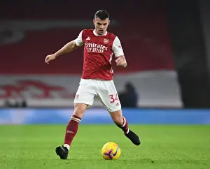 Granit Xhaka: Arsenal Star Shines at Empty Emirates in Premier League Clash vs. Crystal Palace (2020-21)