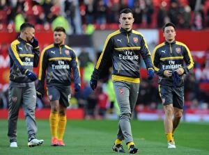 Images Dated 19th November 2016: Granit Xhaka: Arsenal Star's Determined Look Ahead of Manchester United Clash