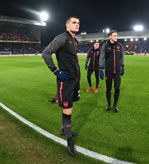 Crystal Palace V Arsenal 2017-18 Prints: Granit Xhaka: Arsenal Star's Focus Before Crystal Palace Clash (2017-18)