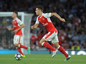 Arsenal V Chelsea 2016-17 Prints: Granit Xhaka: Arsenal vs. Chelsea, Premier League 2016-17