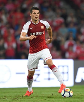 Granit Xhaka: Arsenal vs. Chelsea, Pre-Season Clash in Beijing, 2017