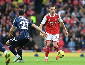 Granit Xhaka: Arsenal vs Nottingham Forest, Premier League 2022-23 - In Action