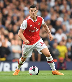 Granit Xhaka: Arsenal vs. Tottenham Hotspur, 2019-20 Premier League - In Action