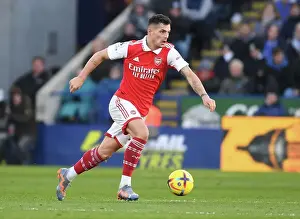 Leicester City V Arsenal 2022-23 Prints: Granit Xhaka: Arsenal's Brilliant Midfield Performance Against Leicester City