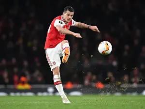 Granit Xhaka: Arsenal's Europa League Battle at Emirates Stadium vs. Olympiacos