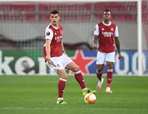 Granit Xhaka: Arsenal's Europa League Battle in Piraeus against SL Benfica (February 2021)