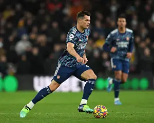 Granit Xhaka: Arsenal's Midfield Battle in Wolverhampton Premier League Clash 2021-22