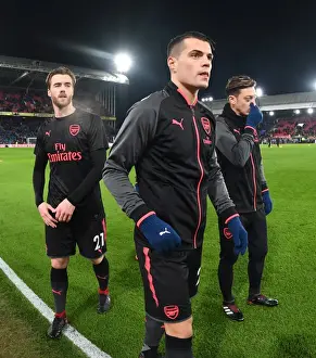 Crystal Palace V Arsenal 2017-18 Prints: Granit Xhaka: Arsenal's Midfield General at Crystal Palace (2017-18)
